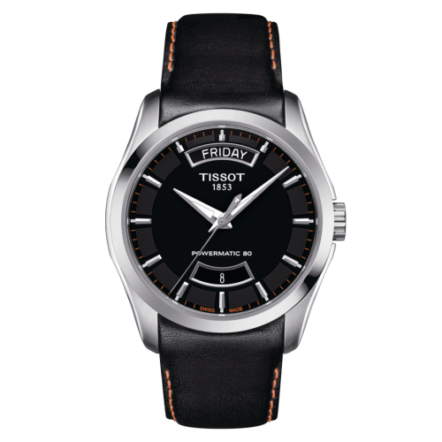Tissot T035.407.16.051.03 : Couturier Powermatic 80 39 Stainless Steel / Black / Strap