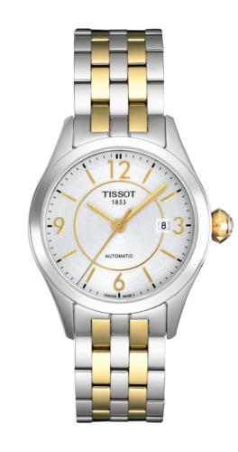 Tissot T038.007.22.037.00 : T-One Automatic 28 Stainless Steel / Yellow Gold PVD / Bracelet
