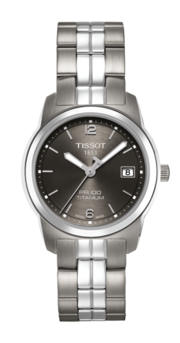 Tissot T049.310.44.067.00 : PR 100 Quartz 27 Titanium  Grey / Bracelet