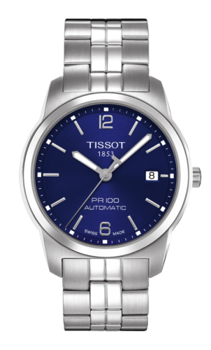 Tissot T049.407.11.047.00 : PR 100 Automatic 38 Stainless Steel / Blue / Bracelet