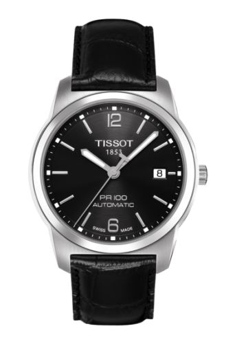 Tissot T049.407.16.057.00 : PR 100 Automatic 38 Stainless Steel / Black / Strap