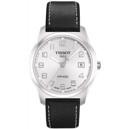 Tissot T049.410.16.032.01 : PR 100 Quartz 38 Stainless Steel / Silver / Strap