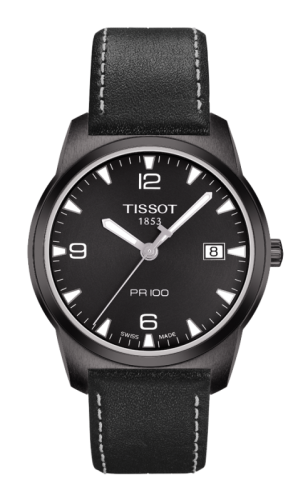 Tissot T049.410.36.057.00 : PR 100 Quartz 38 PVD / Black / Strap