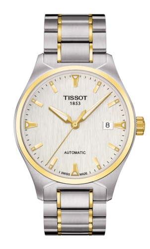 Tissot T060.407.22.031.00 : T-Tempo Automatic Stainless Steel / Yellow Gold PVD / Ivory / Bracelet