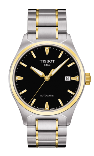 Tissot T060.407.22.051.00 : T-Tempo Automatic Stainless Steel / Yellow Gold PVD / Ivory / Bracelet
