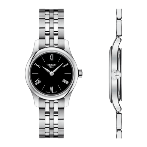 T063.009.11.058.00 : Tissot Tradition 5.5 Lady 25 Stainless Steel / Black / Bracelet