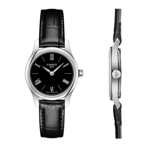 Tissot T063.009.16.058.00 : Tradition 5.5 Lady 25 Stainless Steel / Black