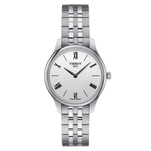 Tissot T063.209.11.038.00 : Tradition 5.5 Lady 31 Stainless Steel / Silver / Bracelet