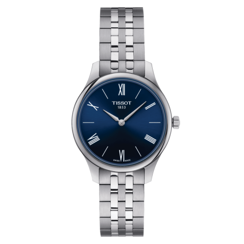 Tissot T063.209.11.048.00 : Tradition 5.5 Lady 31 Stainless Steel / Blue / Bracelet