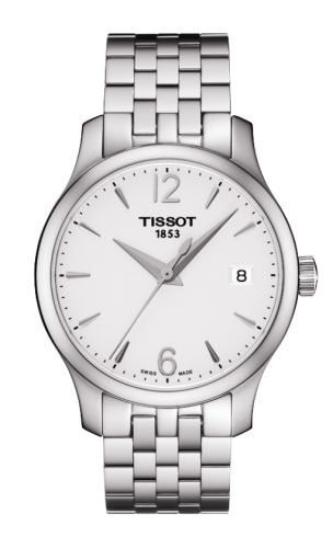 Tissot T063.210.11.037.00 : Tradition Lady Stainless Steel / Silver / Bracelet