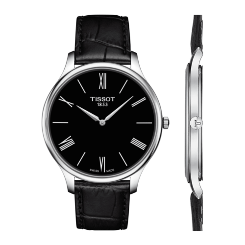 Tissot T063.409.16.058.00 : Tradition 5.5 Stainless Steel / Black / Strap