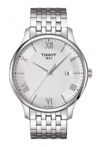 Tissot T063.610.11.038.00 : Tradition Quartz 42 Stainless Steel / Silver / Bracelet