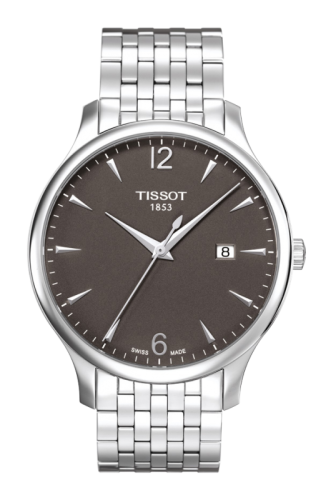 T063.610.11.067.00 : Tissot Tradition Quartz 42 Stainless Steel / Grey / Bracelet