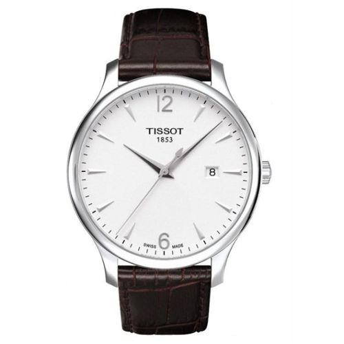 Tissot T063.610.16.037.00 : Tradition Quartz 42 Stainless Steel / Silver / Strap