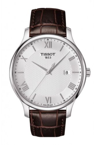 Tissot T063.610.16.038.00 : Tradition Quartz 42 Stainless Steel / Silver / Strap