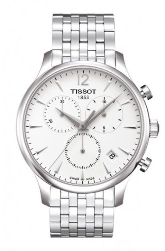 Tissot T063.617.11.037.00 : Tradition Chronograph Stainless Steel / Silver / Bracelet