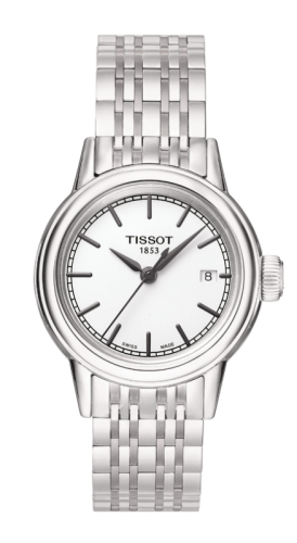 Tissot T085.210.11.011.00 : Carson Quartz 29.7 Stainless Steel / Silver / Bracelet