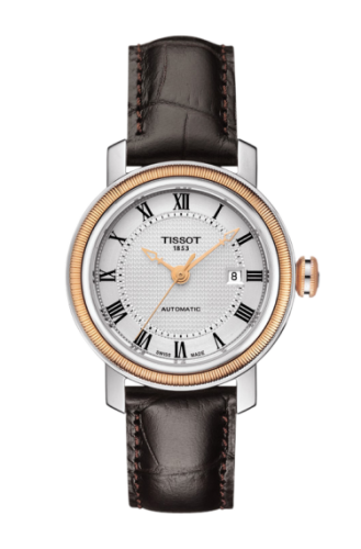 Tissot T097.007.26.033.00 : Bridgeport Automatic 29 Stainless Steel / Rose Gold PVD / Silver / Bracelet