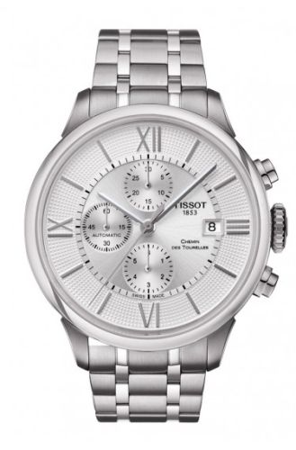 Tissot T099.427.11.038.00 : Chemin des Tourelles Automatic Chronograph Stainless Steel / Silver / Bracelet