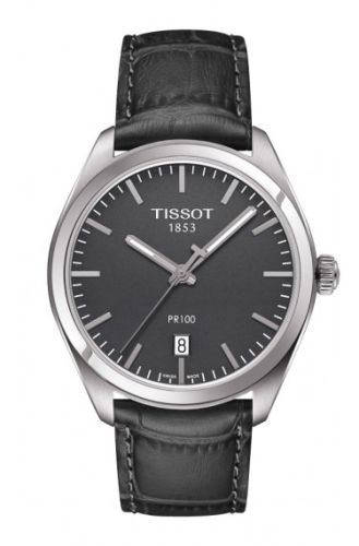 Tissot T101.410.16.441.00 : PR 100 Quartz 39 Stainless Steel / Grey / Strap