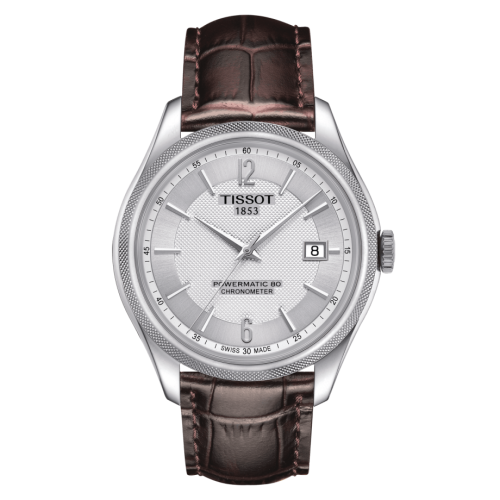 Tissot T108.408.16.037.00 : Ballade Powermatic 80 41 Stainless Steel / Silver / Strap