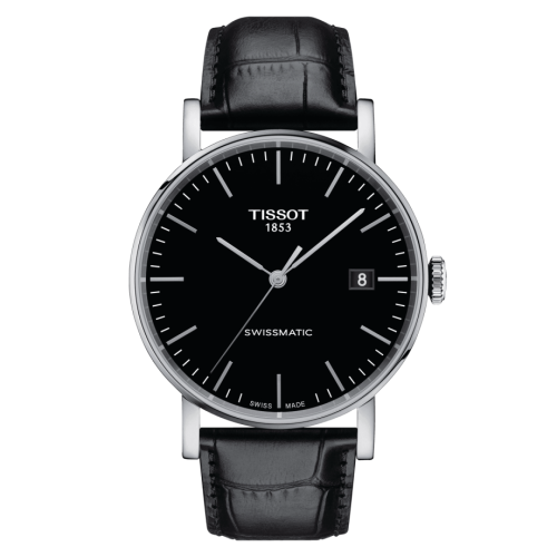 Tissot T109.407.16.051.00 : Everytime Swissmatic 41 Stainless Steel / Black / Strap