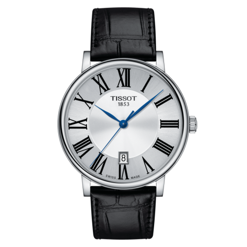 Tissot T122.410.16.033.00 : Carson Premium Quartz 40 Stainless Steel / Silver / Strap