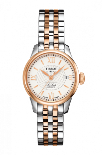 Tissot T41.2.183.33 : Le Locle Automatic 25.3 Stainless Steel - Rose Gold / Silver / Bracelet