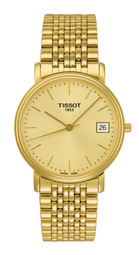 Tissot T52.5.481.21 : Desire Quartz 34 Yellow Gold PVD / Champagne / Bracelet