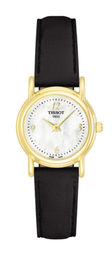 Tissot T71.3.180.74 : Carson Quartz 22 Yellow Gold / MOP / Strap