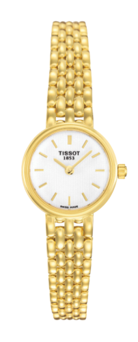 Tissot T73.3.132.11 : Caliente Quartz 19.5 Yellow Gold / White / Bracelet