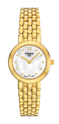Tissot T73.3.137.74 : Caliente Quartz 24.5 Yellow Gold / MOP / Bracelet