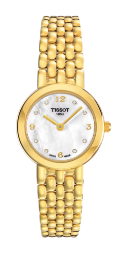 Tissot T73.3.137.76 : Caliente Quartz 24.5 Yellow Gold / MOP / Bracelet
