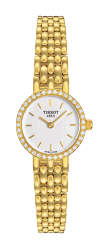 Tissot T74.3.112.11 : Caliente Quartz 19.3 Yellow Gold / Diamond / White / Bracelet