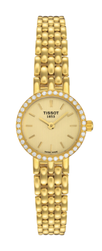 Tissot T74.3.112.21 : Caliente Quartz 19.3 Yellow Gold / Diamond / Champagne / Bracelet