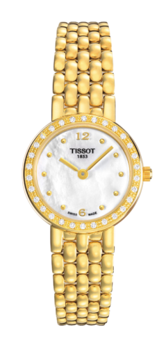 Tissot T74.3.116.74 : Caliente Quartz 19.3 Yellow Gold / Diamond / MOP / Bracelet