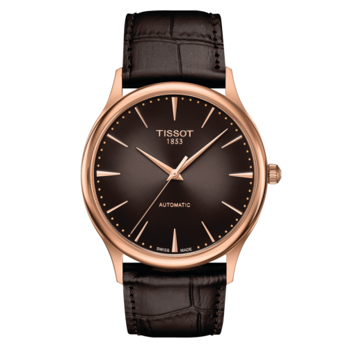 Tissot T926.407.76.291.00 : Tissot Excellence Automatic Rose Gold / Brown