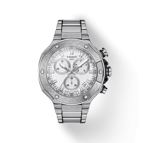 Tissot T141.417.11.031.00 : T-Race Chronograph Stainless Steel / Silver / Bracelet