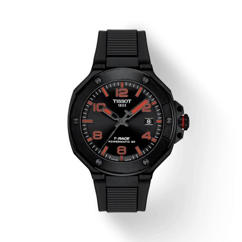 Tissot T141.807.37.057.00 : T-Race Powermatic 80 PVD / Black / Rubber