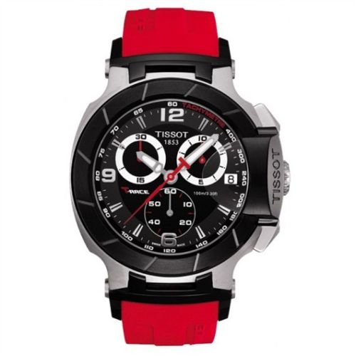 Tissot T048.417.27.057.01 : T-Race Quartz Red Rubber