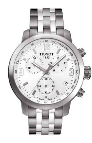 Tissot T055.417.11.017.00 : PRC 200 Quartz Chronograph Silver