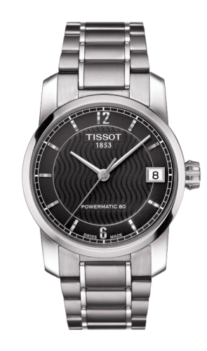 Tissot T087.207.44.057.00 : Powermatic 80 Lady Titanium / Black