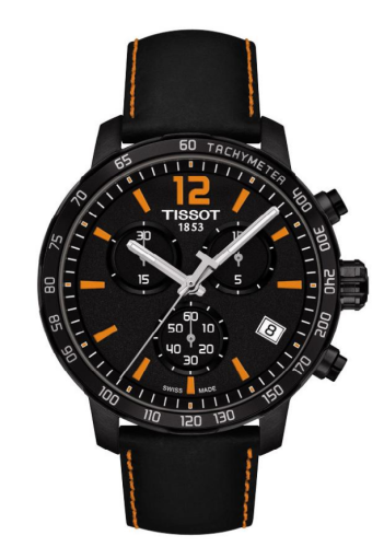 Tissot T095.417.36.057.00 : Quickster Chronograph PVD / Orange