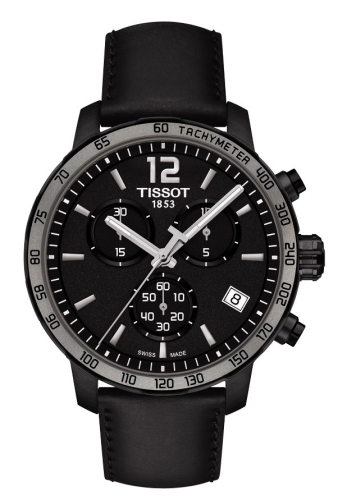 Tissot T095.417.36.057.02 : Quickster Chronograph PVD