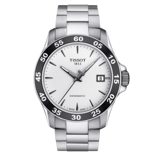 Tissot T106.407.11.031.00 : V8 Swissmatic 42.5 Stainless Steel / Silver / Bracelet