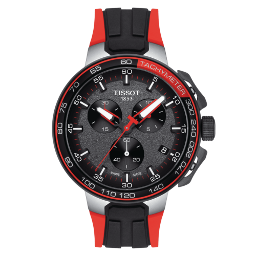 Tissot T111.417.27.441.00 : T-Race Cycling Chronograph Stainless Steel / Red