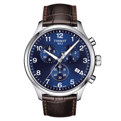 Tissot T116.617.16.047.00 : Chrono XL Classic Stainless Steel / Blue / Strap