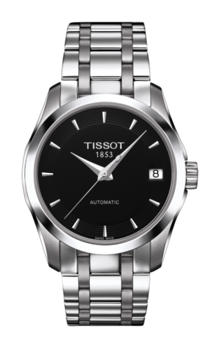 Tissot T035.207.11.051.00 : Couturier Automatic Ladies Black