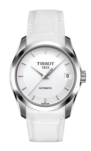 Tissot T035.207.16.011.00 : Couturier Automatic Ladies White