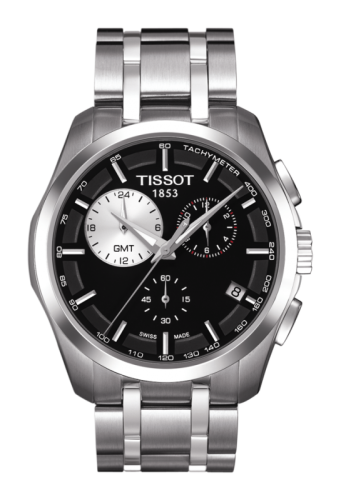 Tissot T035.439.11.051.00 : Couturier Quartz Chronograph GMT Silver-Eye